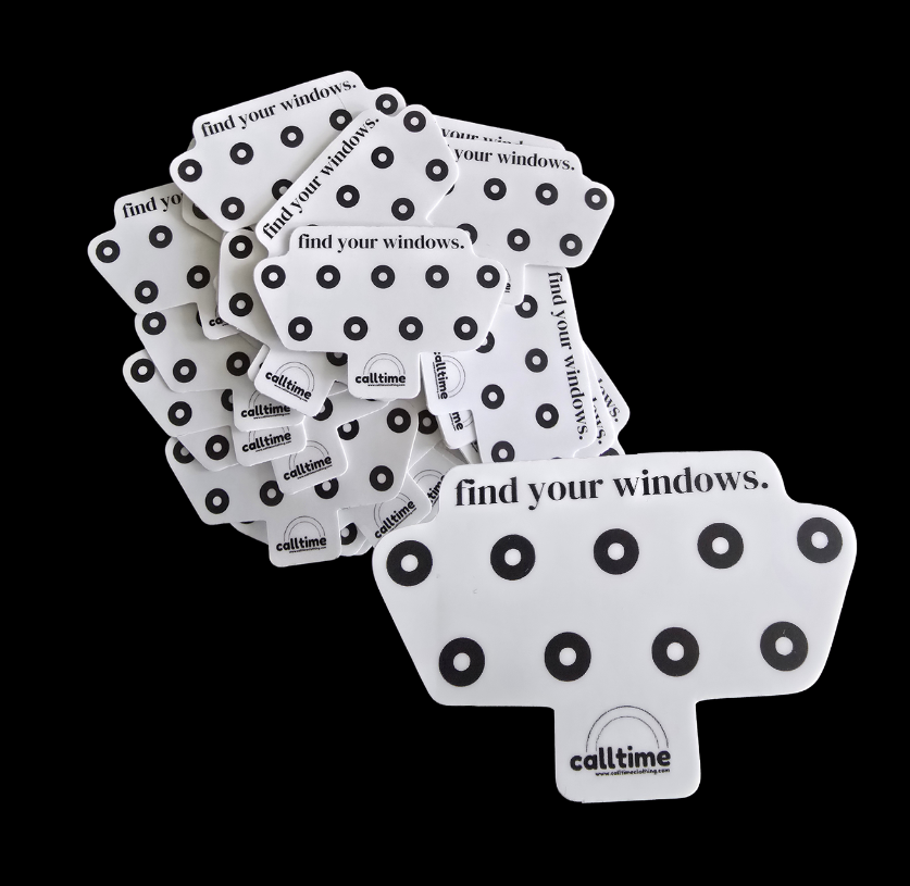 find your windows. sticker 3x3"