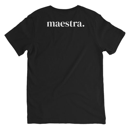 maestra. (BACK) | v-neck