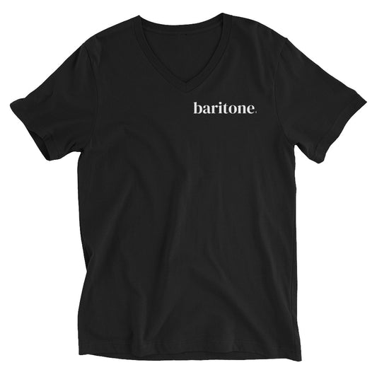 baritone. | v-neck