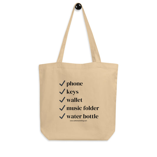 Checklist Tote (Music Folder)