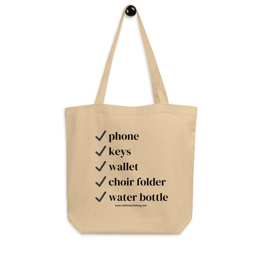 Checklist Tote (Choir Folder)