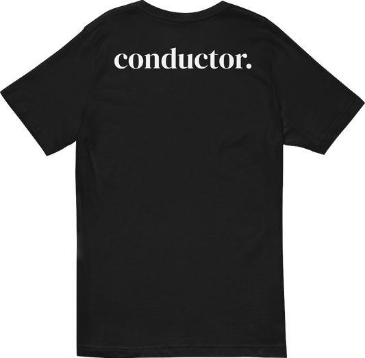 conductor. (BACK) | v-neck